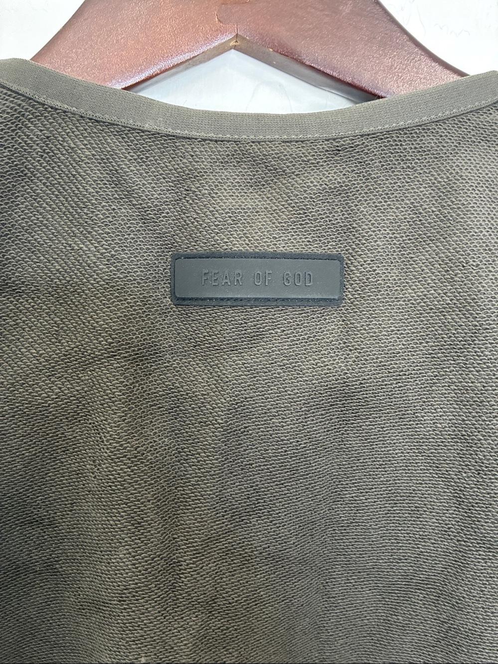 FEAR OF GOD ESSENTIALS Logo Patch Elasticated Waistband Sweatshirt Athleisure XS - Picture 12 of 14
